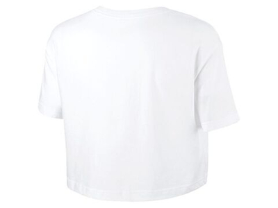 Женская теннисная футболка Nike Sportswear Essential Crop Icon W - white/black