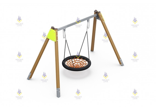 Качели деревянные «Гнездо»