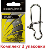 Застежка рыболовная карабин EP-201-4 (2упк. по 10шт.)