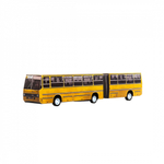 Автобус-гармошка (желтый)1:87 Сборная модель из картона.