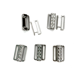 Застежка металл серебро 15 мм