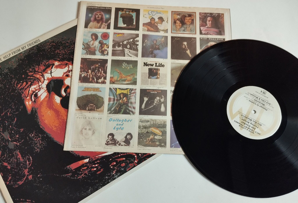 Винтажная виниловая пластинка LP Joe Cocker With A Little Help From My Friends (USA 1973)