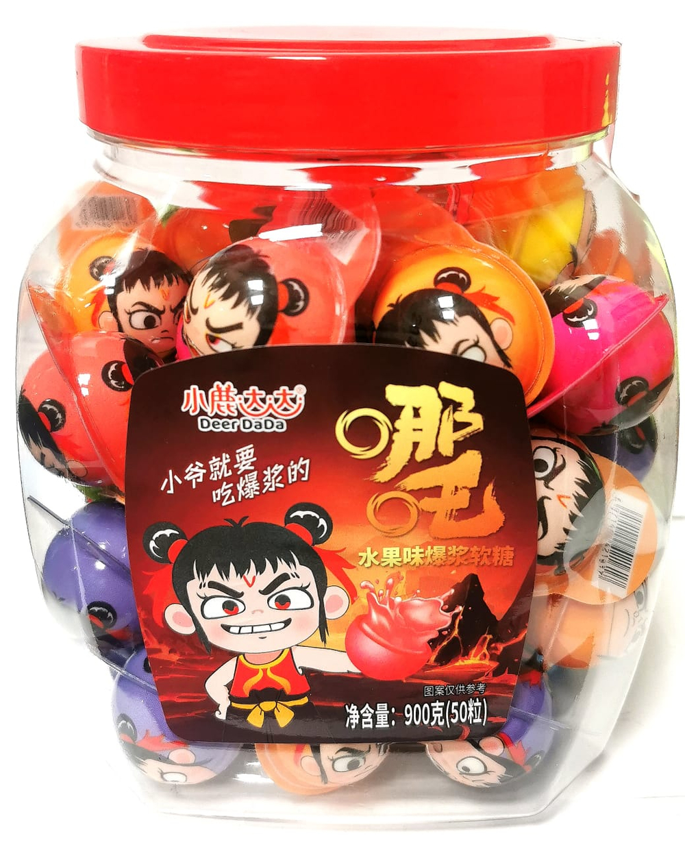 Мармелад Deer DaDa Nezha с жидкой начинкой 50шт*18гр