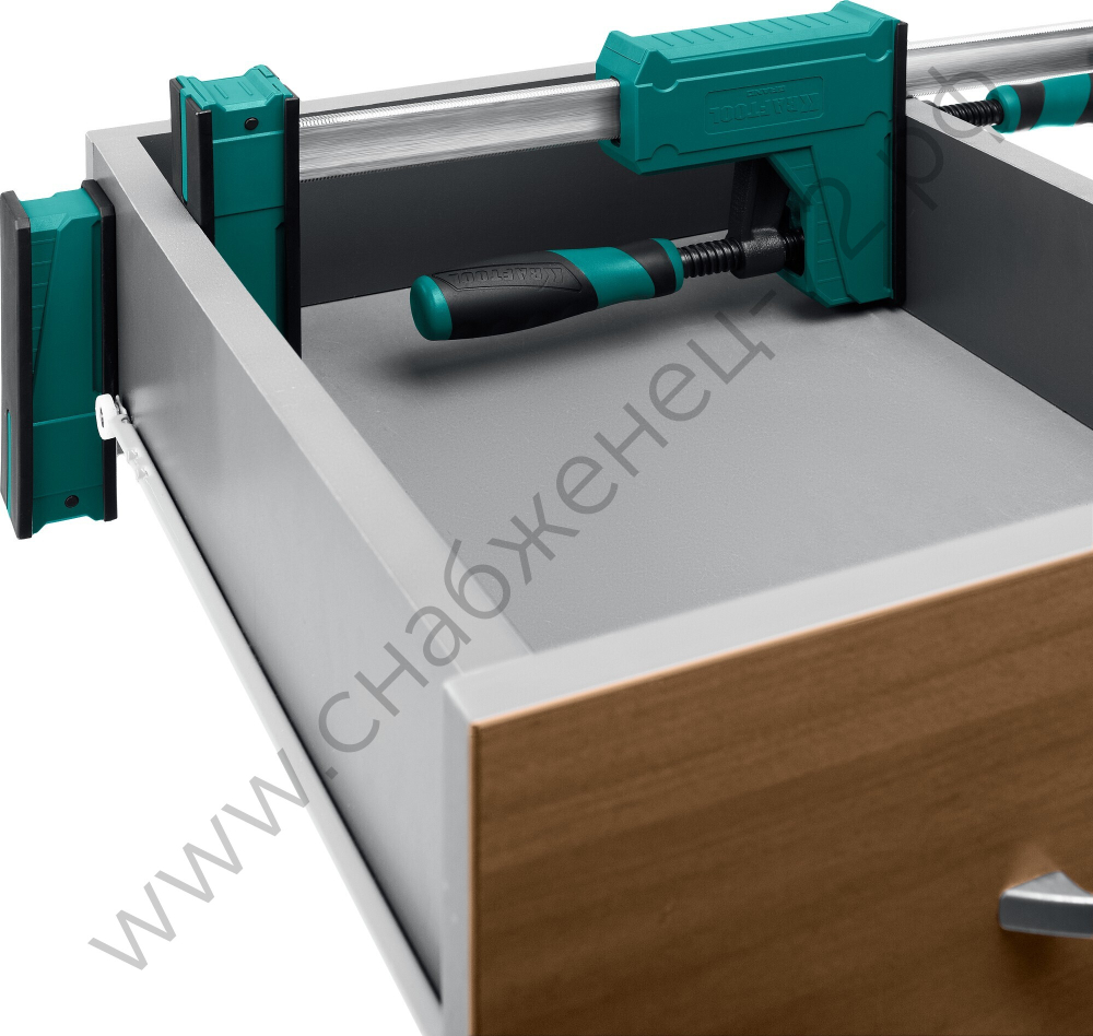 KRAFTOOL GRAND-300/450 300/450 мм, сжатие/распор, 600 кгс, глубина зажима 95 мм, Корпусная струбцина (32240-30)