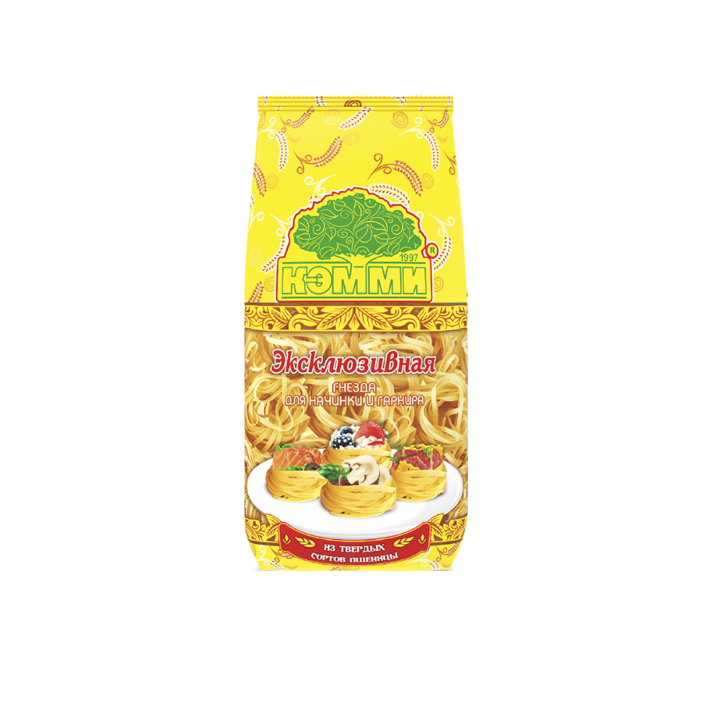 Макароны Кэмми Эксклюзивная Гнёзда №4 250 гр