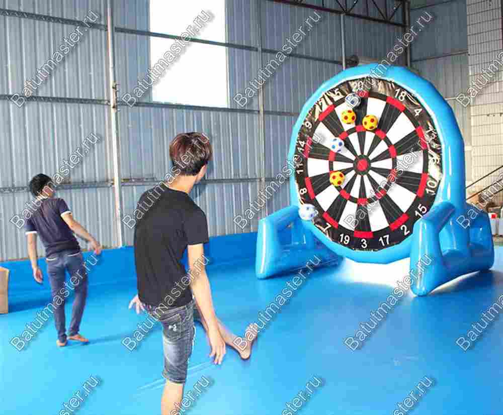 Надувной герметичный дартс «XL» диаметр 4,5 м, размер 4,5×1,5×4,5 м