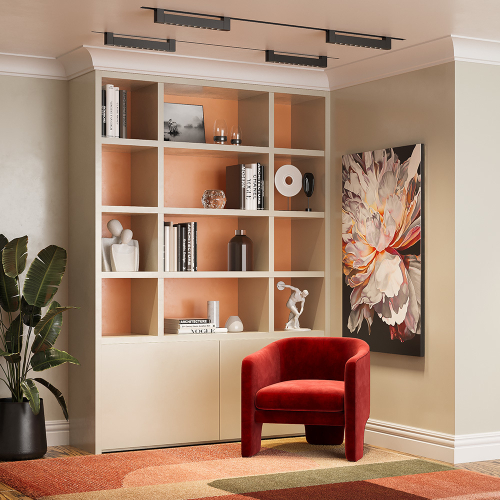 Трековый светодиодный светильник Maytoni Points Rot TR010-1-10W3K-M-B