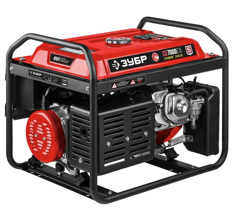 Бензиновый генератор ЗУБР СБ-7000Е-3