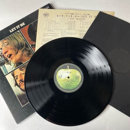 Винтажная виниловая пластинка LP The Beatles Let It Be (Япония 1971) (Без Оби)