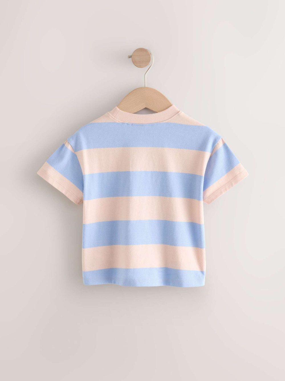 Футболка для девочки Next E44-983, Бежевый, Голубой