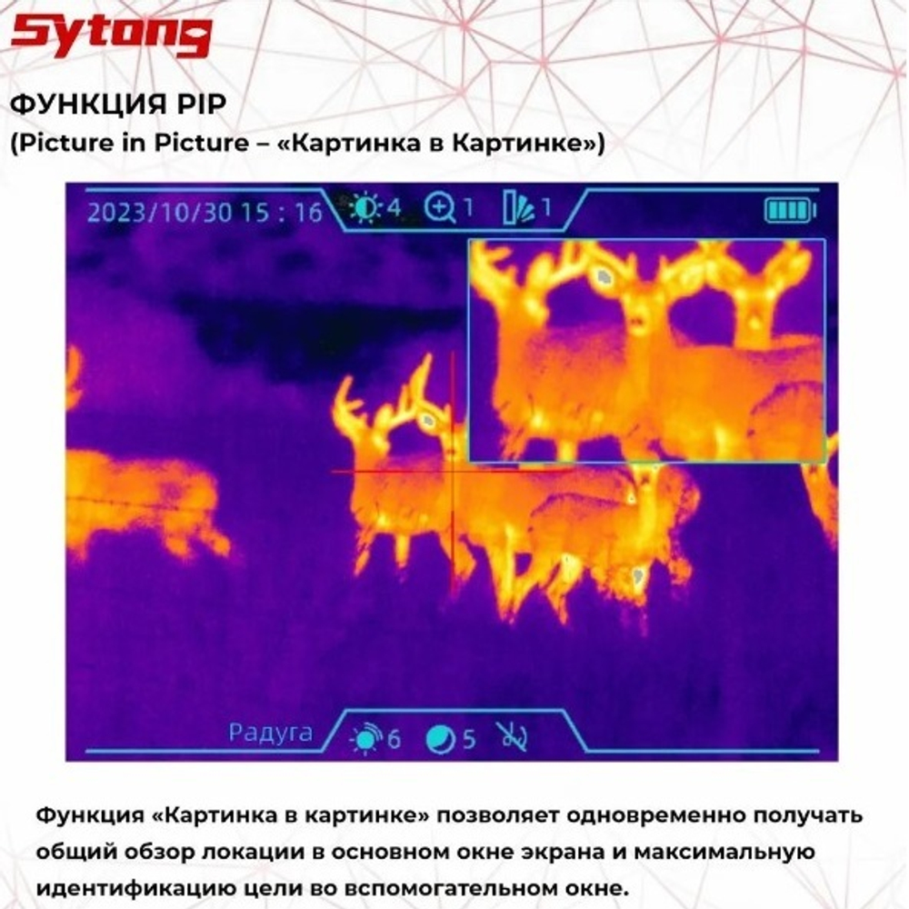 Прицел тепловизионный Sytong XLT02-19 (матрица 256*192, объектив 19мм)