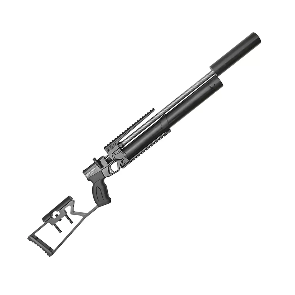 Винтовка пневматическая Krugergun PCP Корсар прямоток, 400 мм, cal 5.5, Black