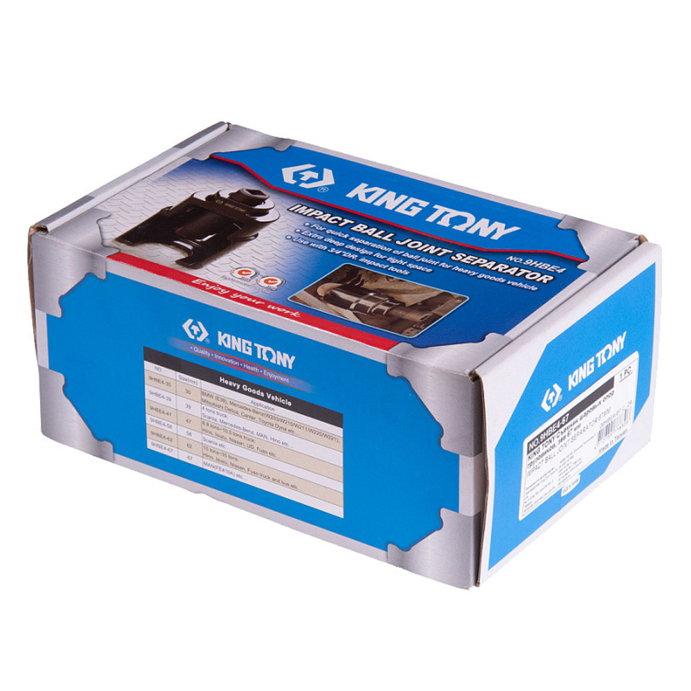 KING TONY (9HBE4-67) Съемник шаровых опор грузовиков, зев 67 мм