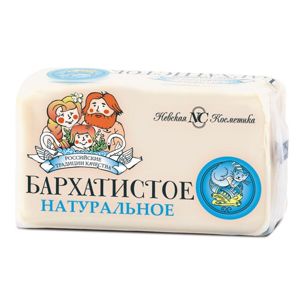 Невская косметика  Мыло Бархатистое 140гр. 12*48 / 480 / 4800