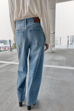 ZARA ДЖИНСЫ Z1975 LOOSE BAGGY, ВЫЦВЕТШИЙ СИНИЙ