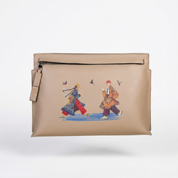 Клатч Qazaq Soul Asyl натуральная кожа