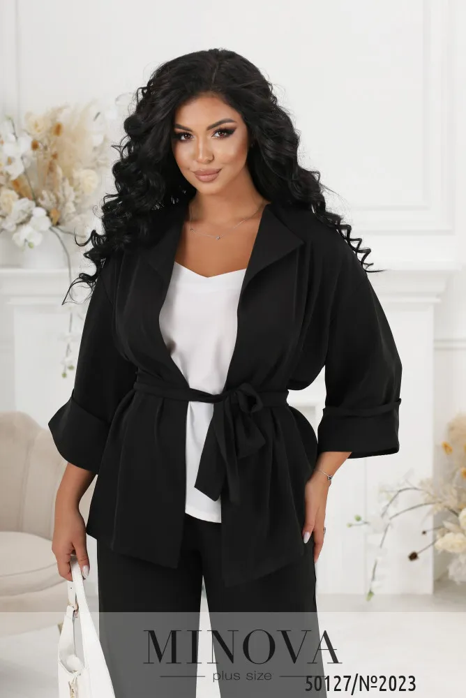 Костюм 2023-черный Minova