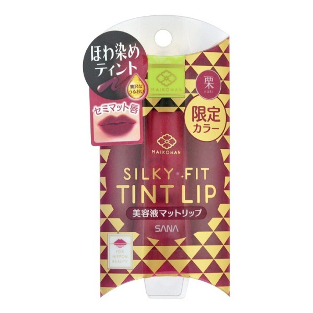 Жидкий полуматовый тинт для губ Каштан тон 05 Sana Maikohan Liquid Matte Lip 05