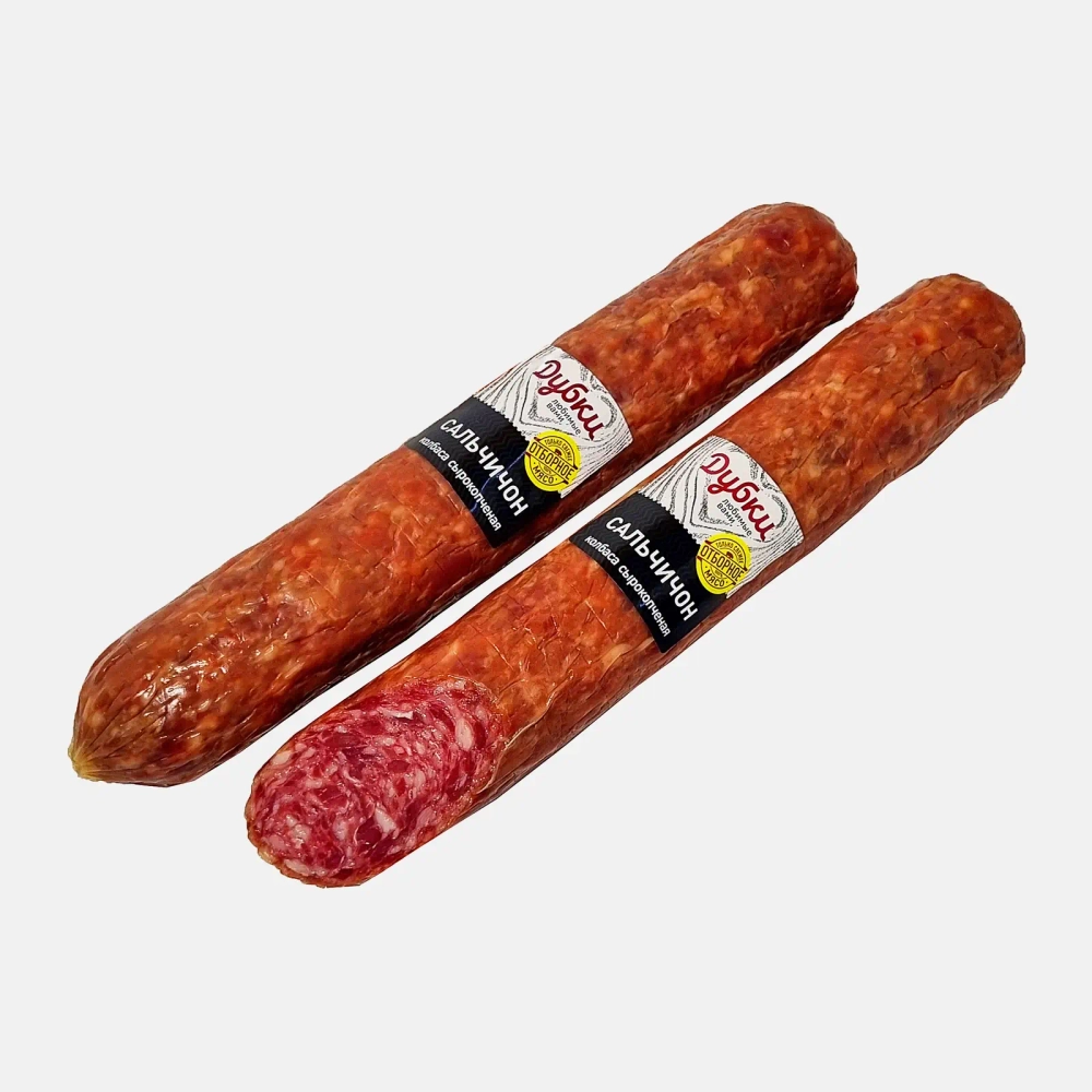 Колбаса Дубки Сальчичон сырокопченая