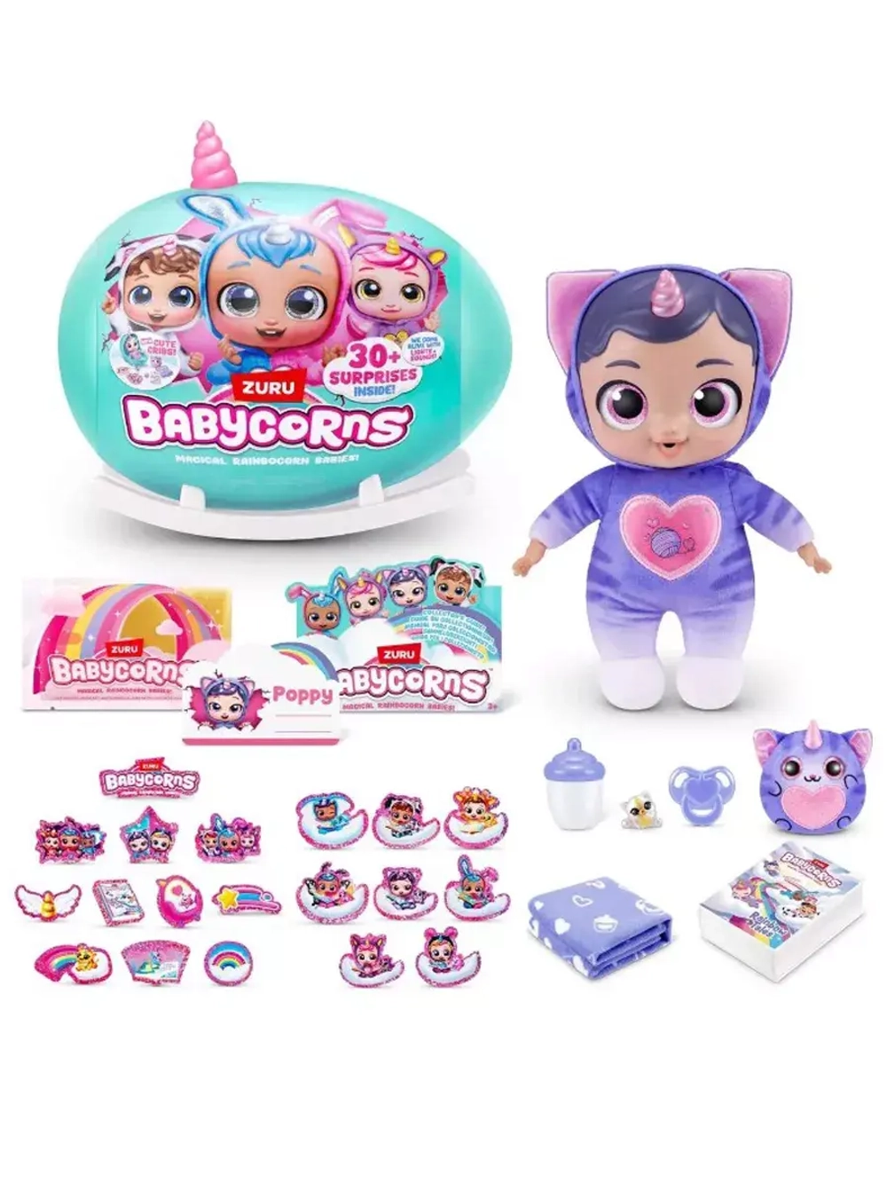 Кукла пупс сюрприз Zuru Babycorns большой 3
