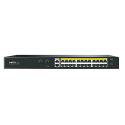 Коммутатор Коммутатор Netis P124GH (L2) 24x100Мбит / с 2x1Гбит / с 1xКомбо(1000BASE-T / SFP) 1SFP 24PoE 24PoE+ 360W неуправляемый