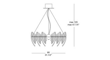 Leucos 0503062013406 — Светильник потолочный подвесной SME 30