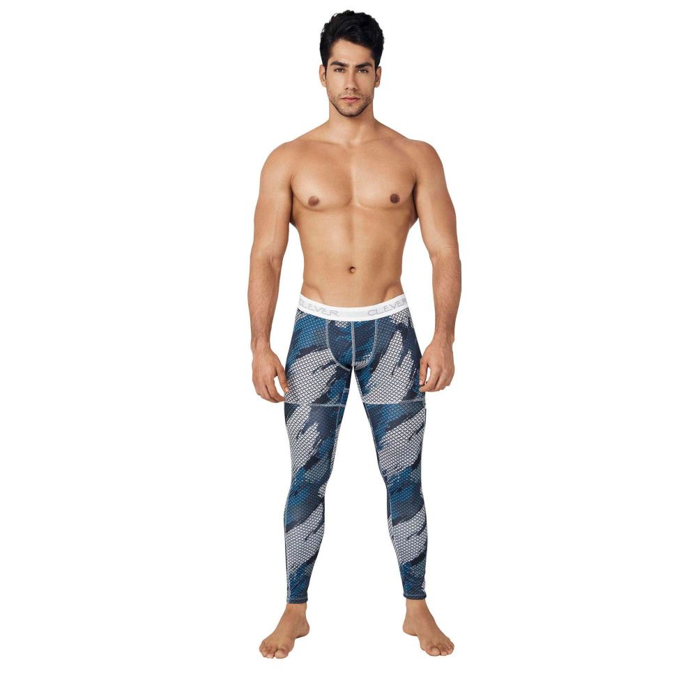 Мужские легинсы темно-синие Clever ENIGMATIC LONG PANT 027908