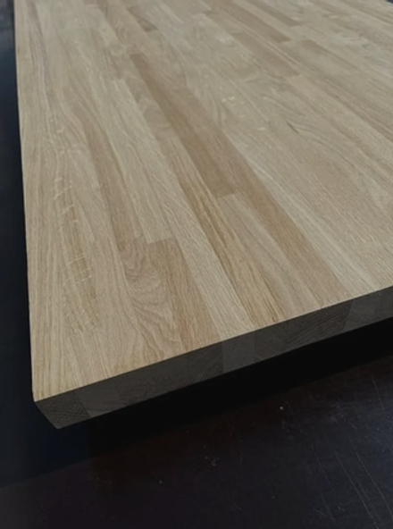 Мебельный щит из дуба (сращенный, узкая ламель 25мм)