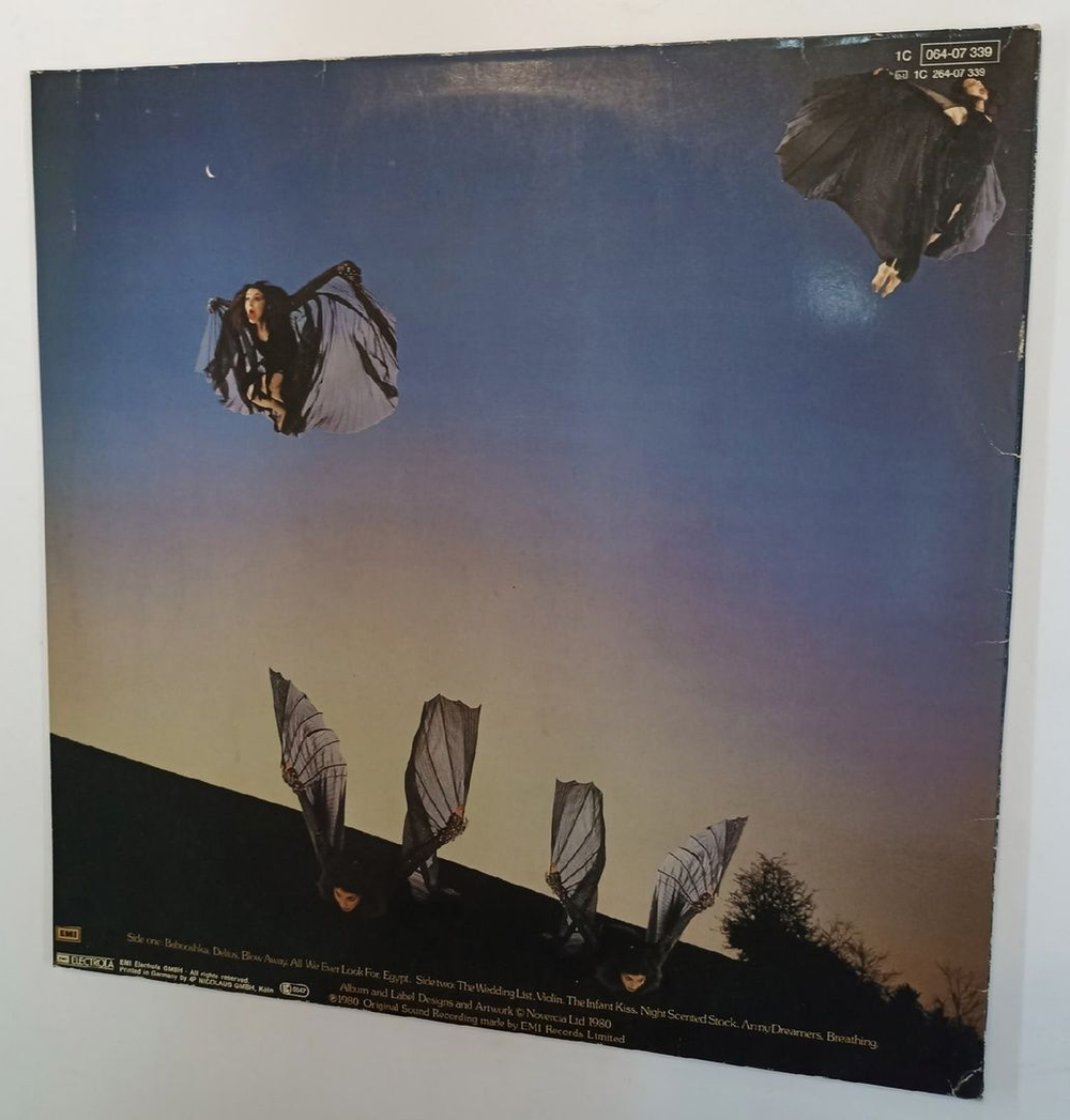 Винтажная виниловая пластинка Kate Bush Never For Ever (Germany 1980)