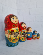 Матрешка "с курочкой" традиция 5мест