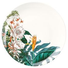 Фарфоровая обеденная тарелка MW413-II0094, 27.5 см, белый/декор