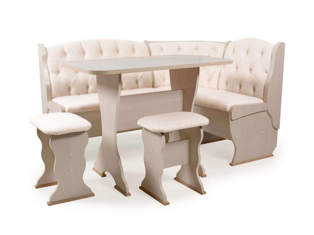 Кухонный набор Орхидея Люкс бодега светлый/крем