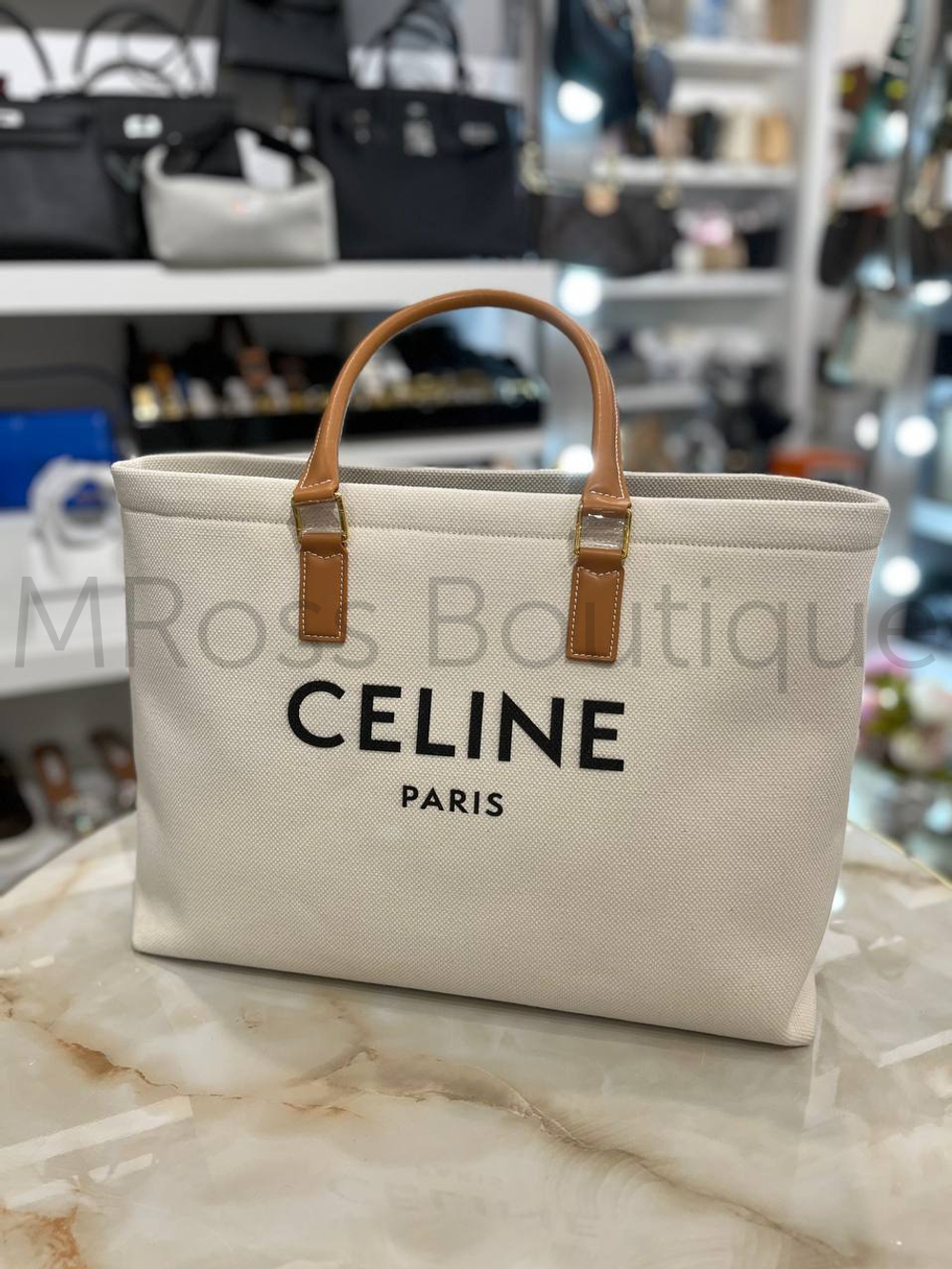 Сумка шоппер Celine Cabas Drawstring премиум класса