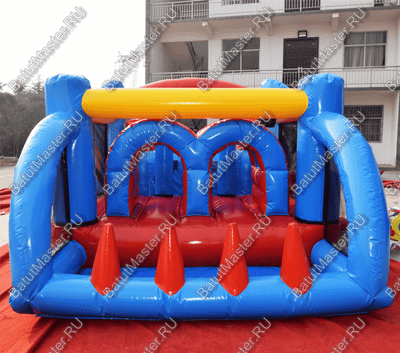 Коммерческий надувной батут "Батутный дрифт" 5,5*3*2,5 м