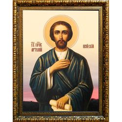 Артемий Шуйский, Владимирский праведный. Икона на холсте.