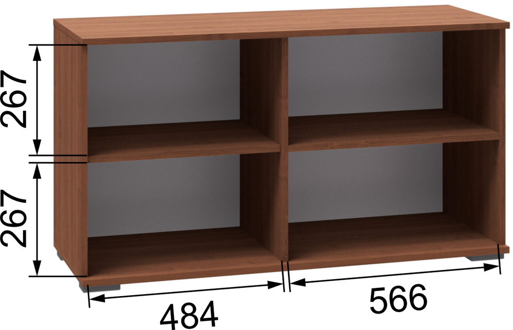Тумба для ТВ-техники Ричард  РТ-2 орех донской