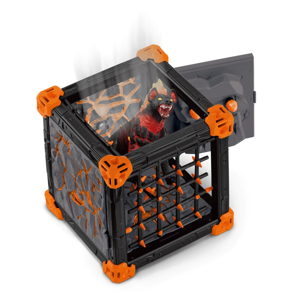 Schleich Eldrador Creatures - Боевая пещера BattleCave + Гиена с Лавы 42674