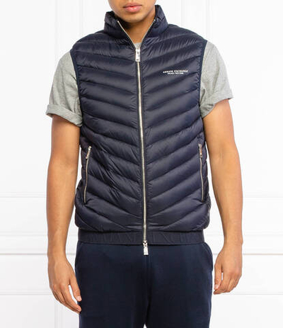 пуховая безрукавка Armani Exchange - темно-синий(8NZQ52 ZNW3Z)