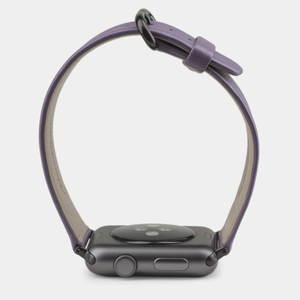 Ремешок для Apple Watch 44/45/46 mm из кожи теленка, фиолетового цвета