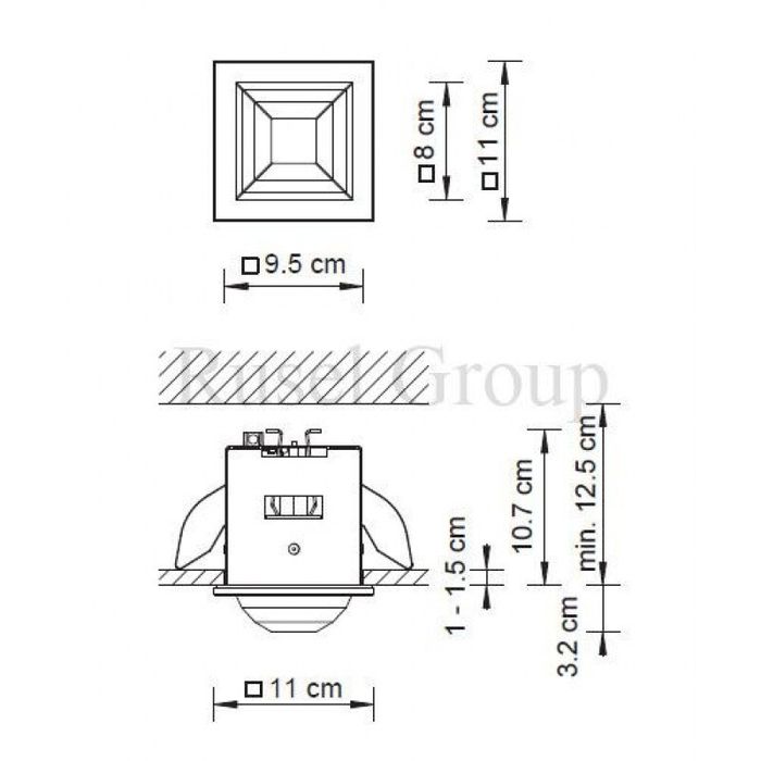 Потолочный светильник Swarovski MADISON HID A.9950 NR 700 170