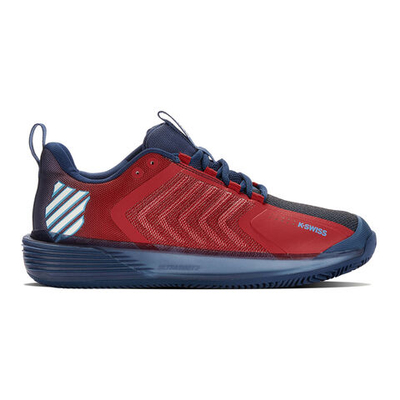 Мужские теннисные кроссовки K-Swiss Ultrashot 3 Clay Court Shoe Men - Dark Red, Dark Blue