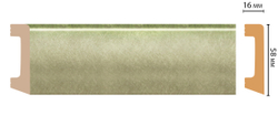 Плинтус напольный DECOMASTER D234-373 ШК/15 (58*16*2400мм)