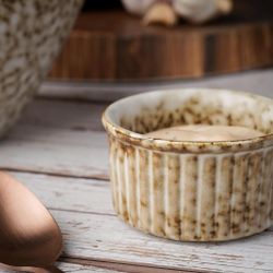 Соусник 90 мл d 7 см h4 см круглый Рамекин Brown Spider Silk P.L. Proff Cuisine [12]