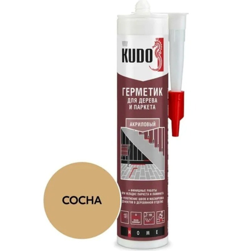 Герметик по дереву KUDO акрил. паркетный  Сосна  280мл / KSK-315
