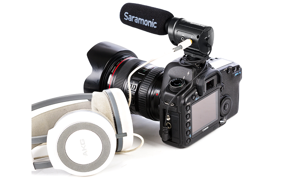 Микрофон Saramonic SR-M3 конденсаторный кардиоидный для DSLR и видеокамер со встроенным фильтром