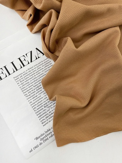 КАРАМЕЛЬ - Вафля трикотажная МЕЛКАЯ ЛЕТНЯЯ пенье (КРВ433 Алина)