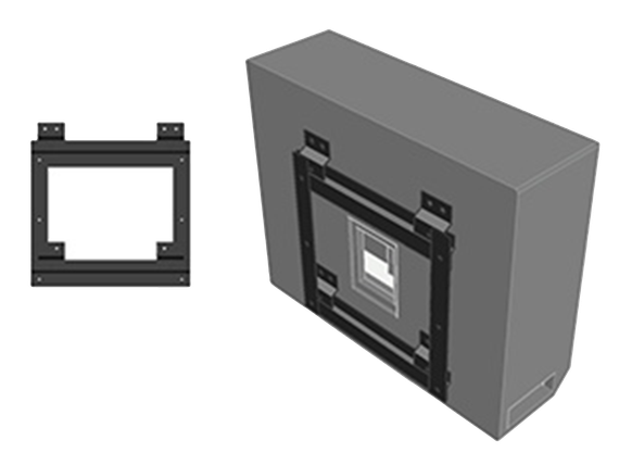 CVGAUDIO WM-SM6A-BL - кронштейн настенный для инсталляционных сабвуферов CVGAUDIO SUBONE model A/C