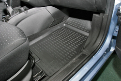 Коврики Standard, в салон FIAT Grande Punto 5D 2005- , 4 шт. (полиуретан, чёрные) Element.NLC.15.23.210
