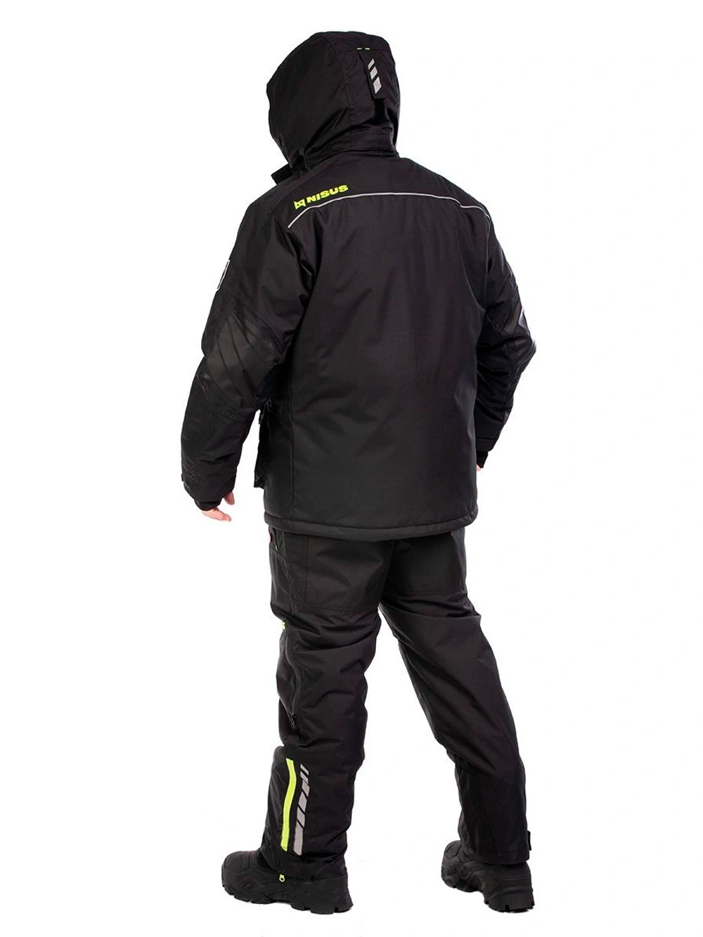 Костюм утепленный Nisus LEADER, 15/15 К, цвет черный, Шелтер, размер S (T-N-LB-S-46/176)