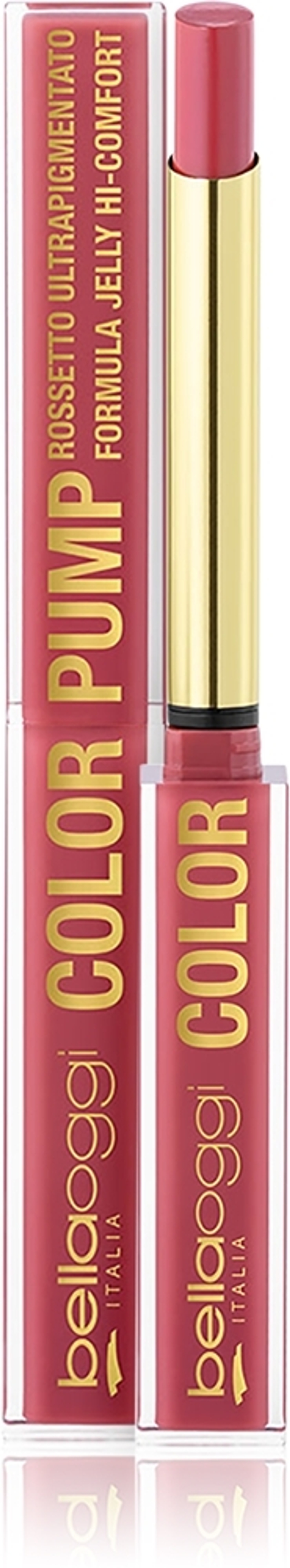 bellaoggi Color Pump Lipstick - Высокопигментированная кремовая помада, 7 g